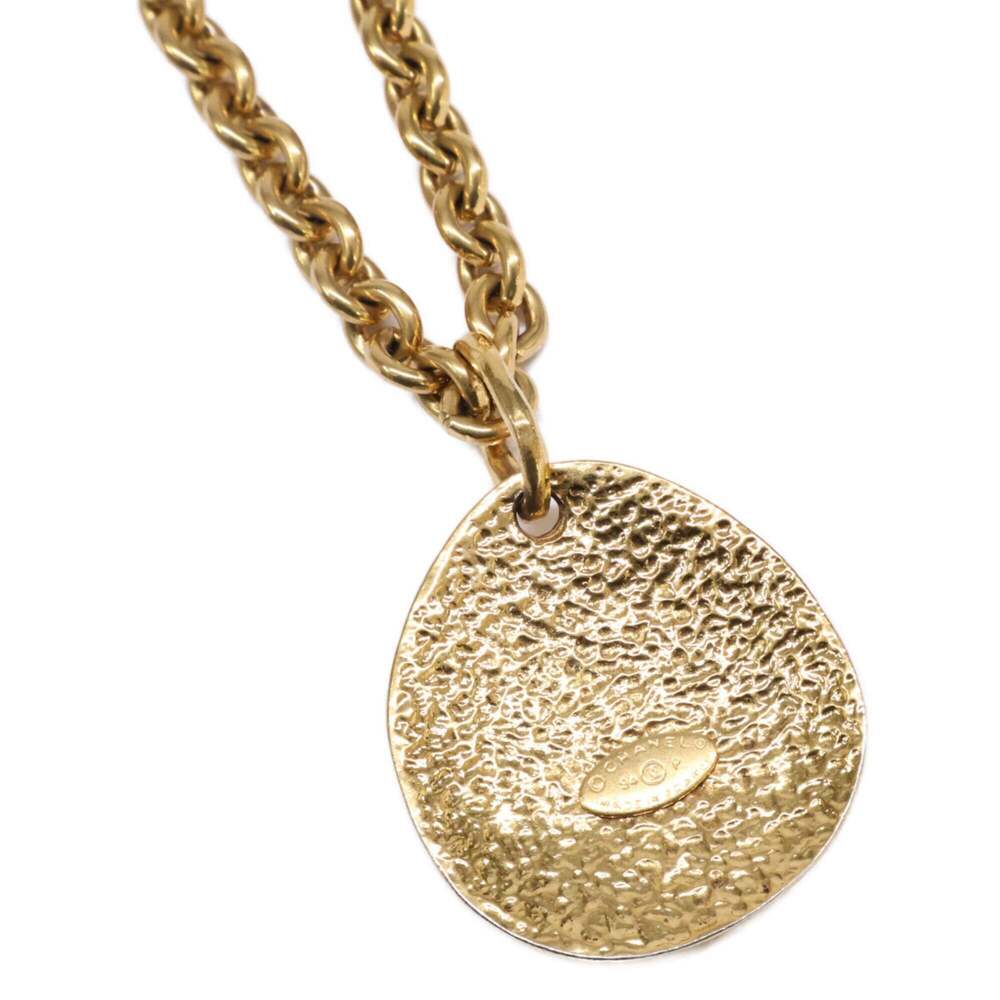 CHANEL Gold Logo Necklace - Picture 2 of 9